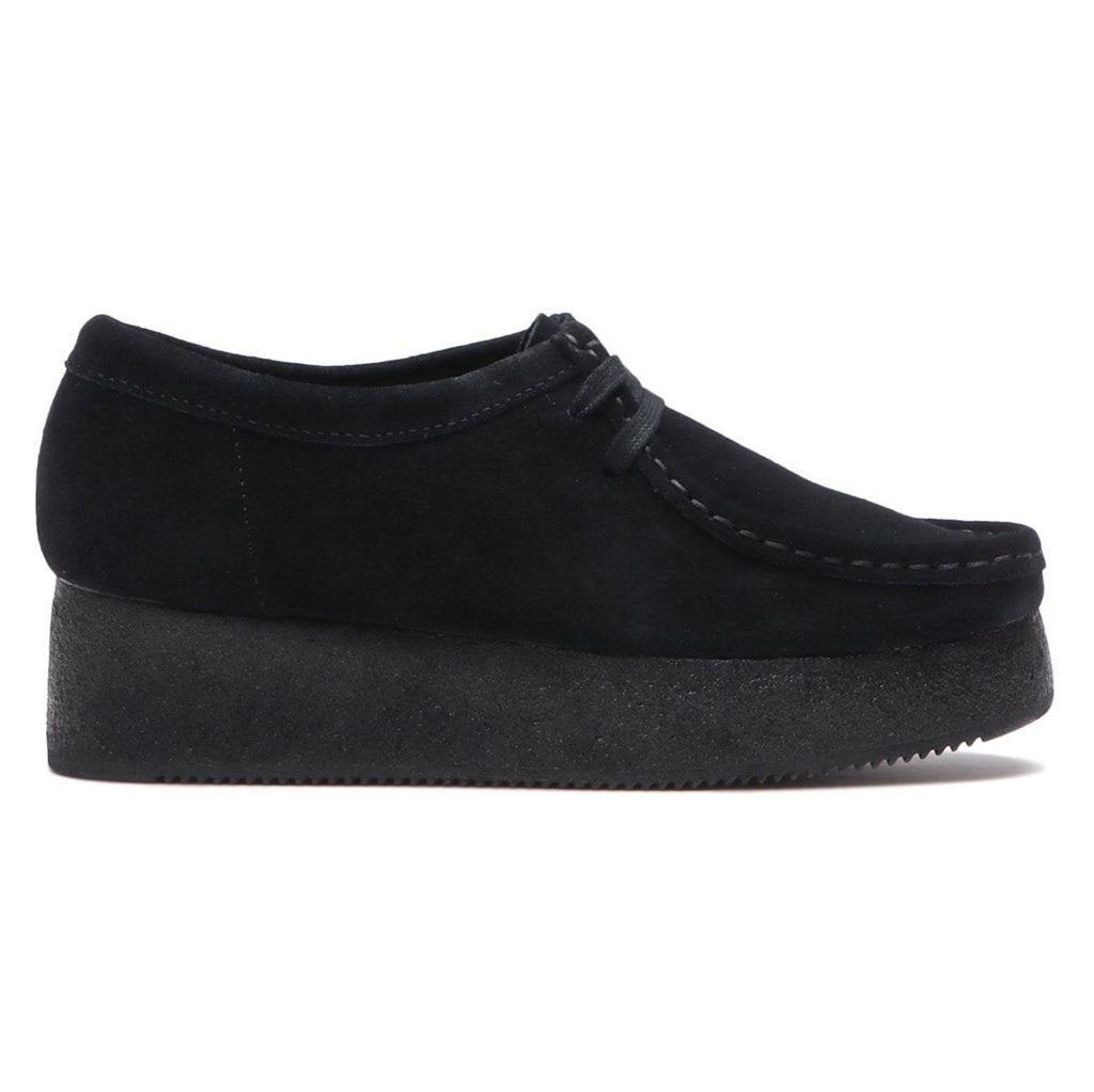 Clarks Originals Wallacraft Bee Suede Womens Shoes#color_black