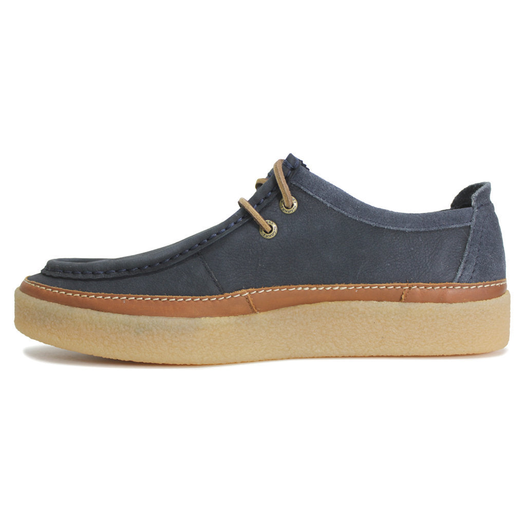 Clarks Clarkwood Moc Nubuck Mens Shoes#color_navy