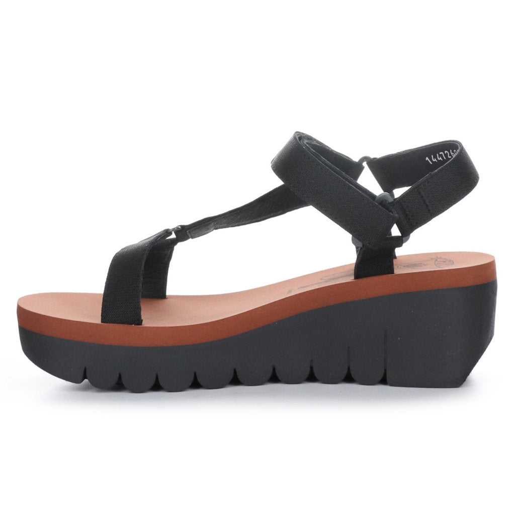 Fly London YEFA726FLY Cupido leather Womens Sandals#color_black black brick