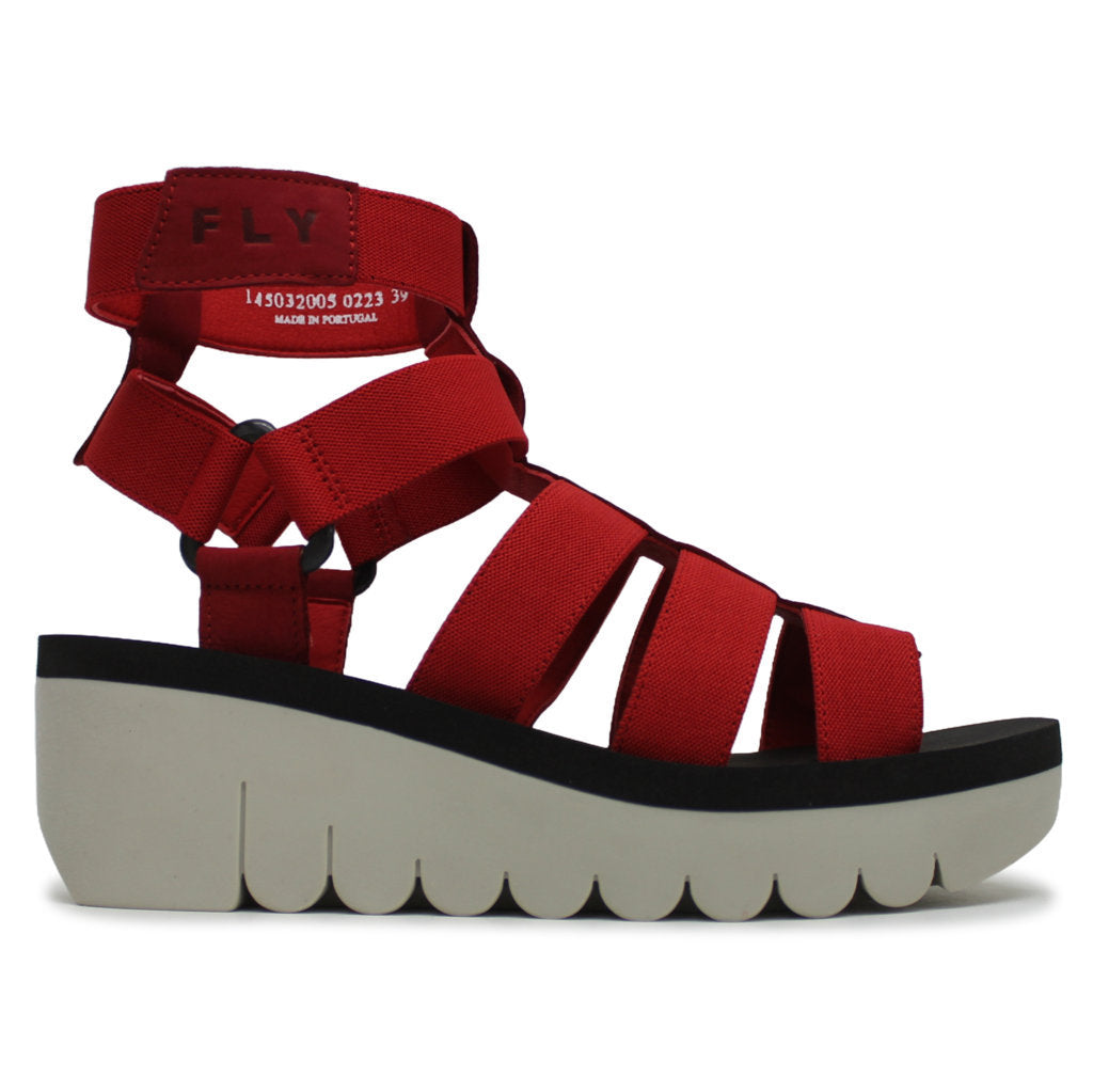 Fly London YUFI032FLY Cupido leather Womens Sandals#color_lipstick red red black