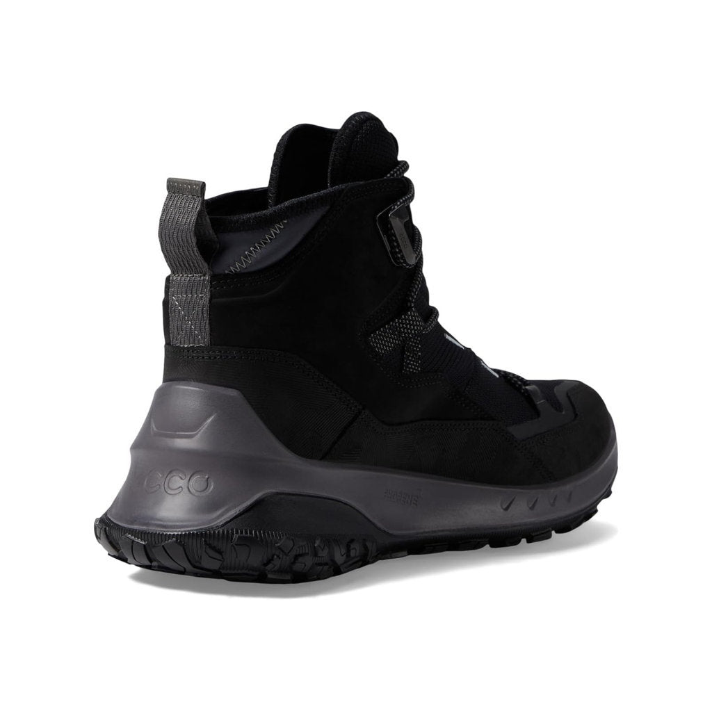 Ecco ULT-TRN Nubuck Textile Mens Boots#color_black black black