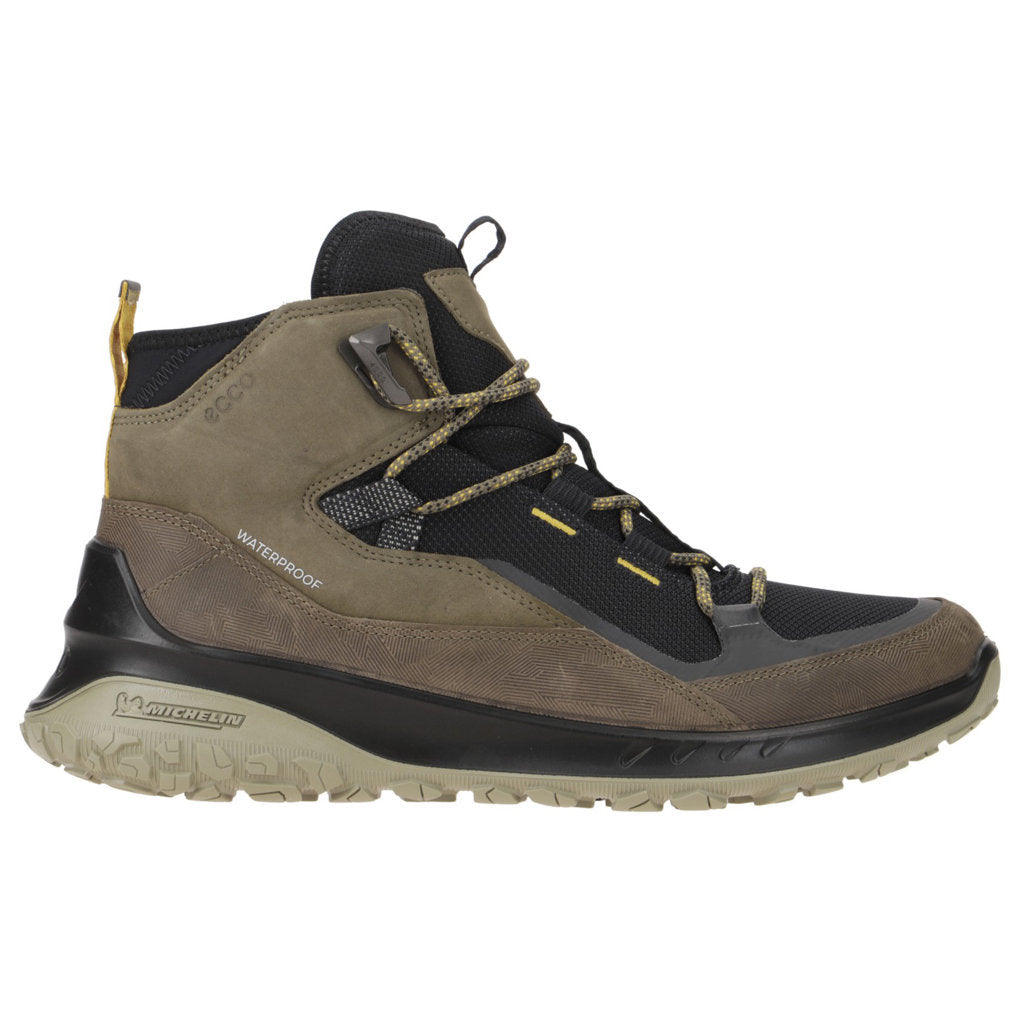 Ecco ULT-TRN Nubuck Textile Mens Boots#color_tarmac tarmac black