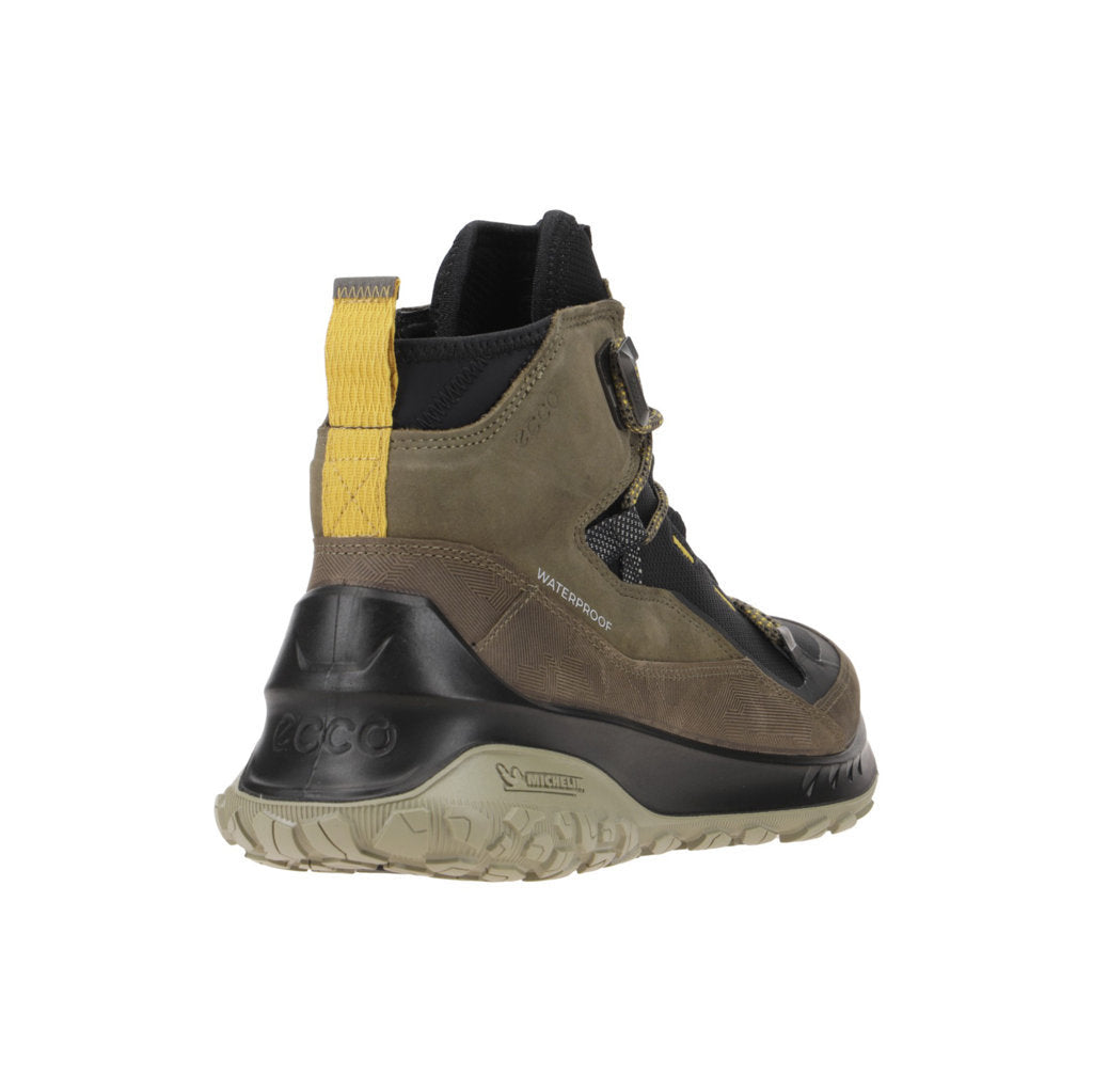 Ecco ULT-TRN Nubuck Textile Mens Boots#color_tarmac tarmac black