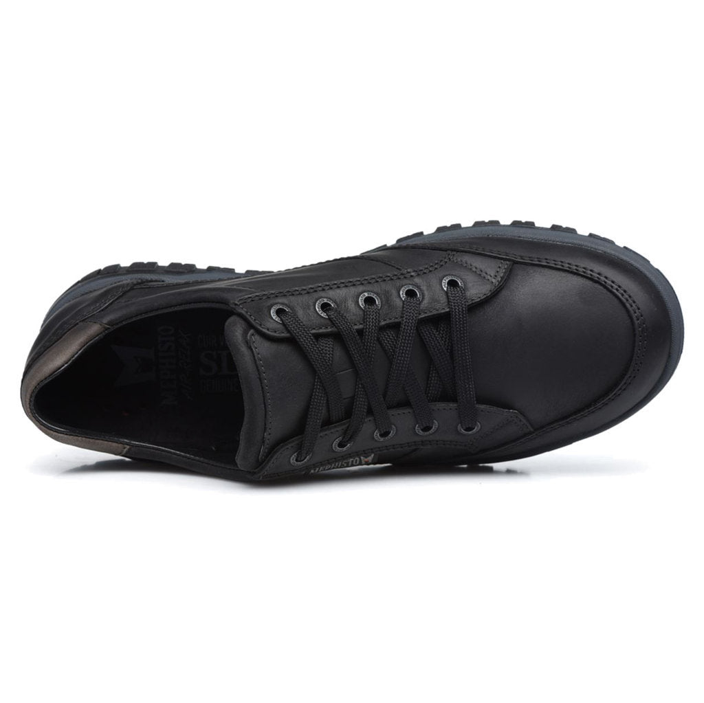 Mephisto Paco Nubuck Leather Mens Shoes#color_black