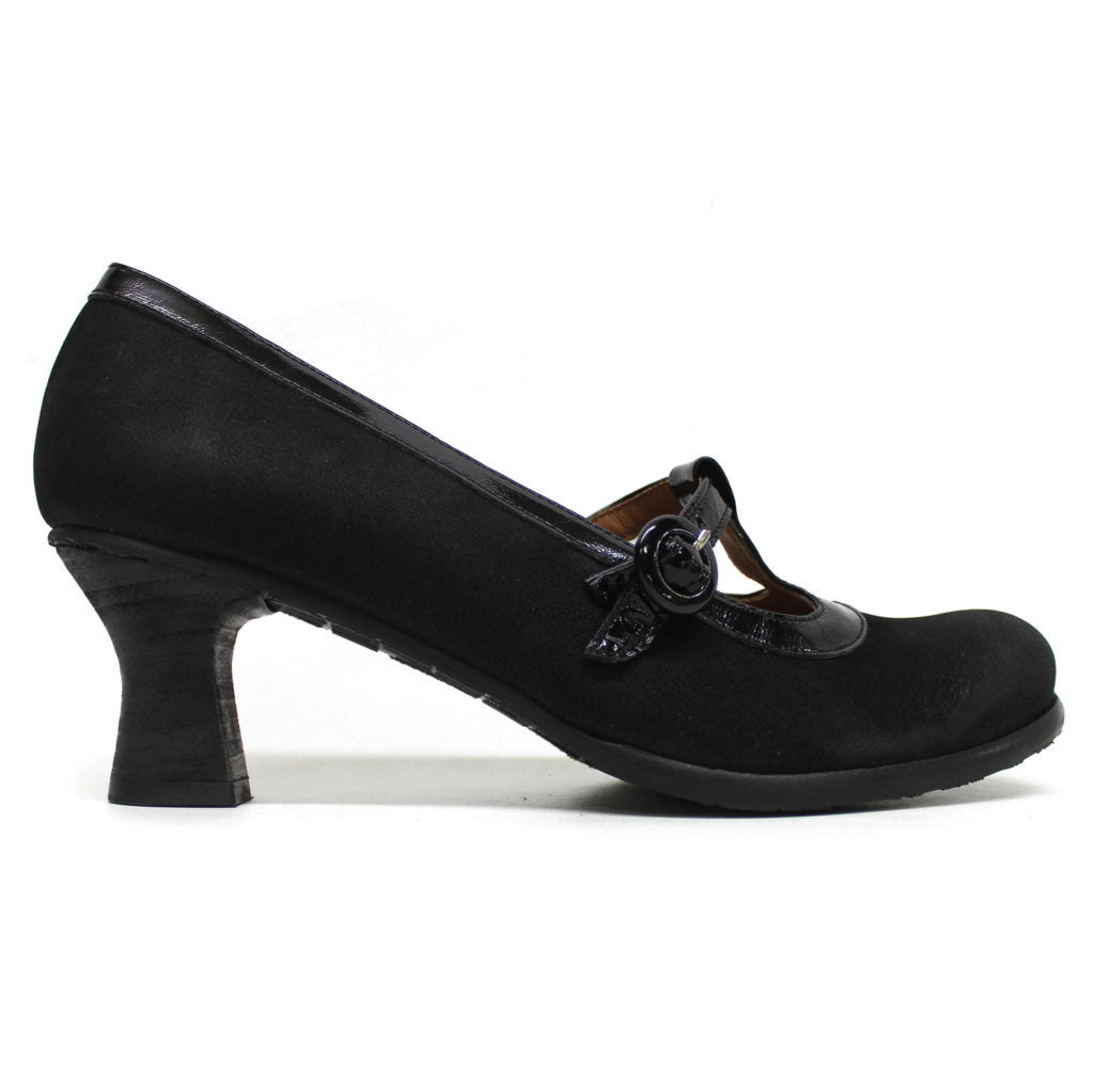 Fly London BEGI085FLY Cupido Leather Womens Shoes#color_black