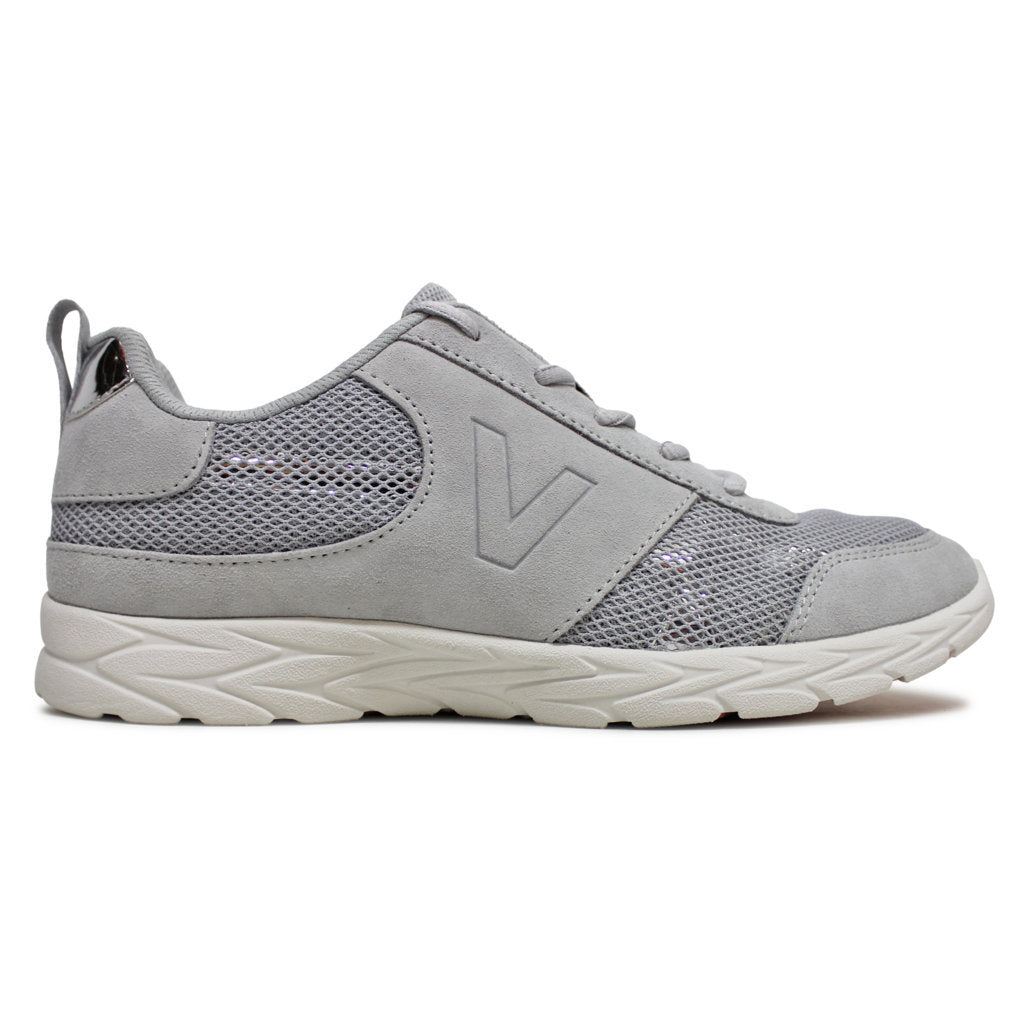 Vionic Aviate Suede Textile Womens Trainers#color_vapor