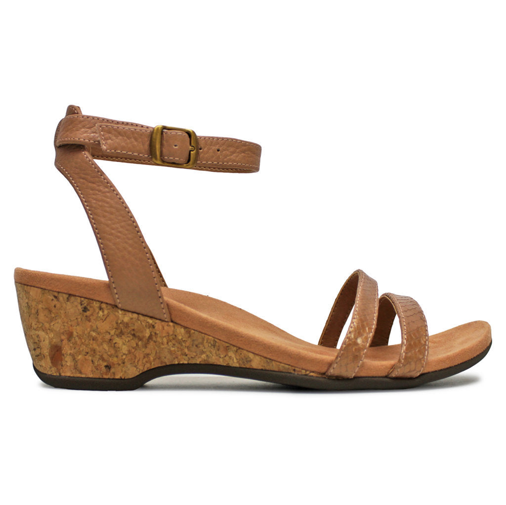 Vionic Orlanda Leather Womens Sandals#color_macaroon