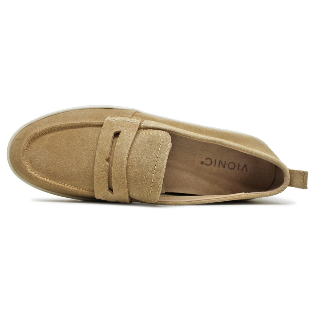 Vionic Uptown Suede Womens Shoes#color_sand