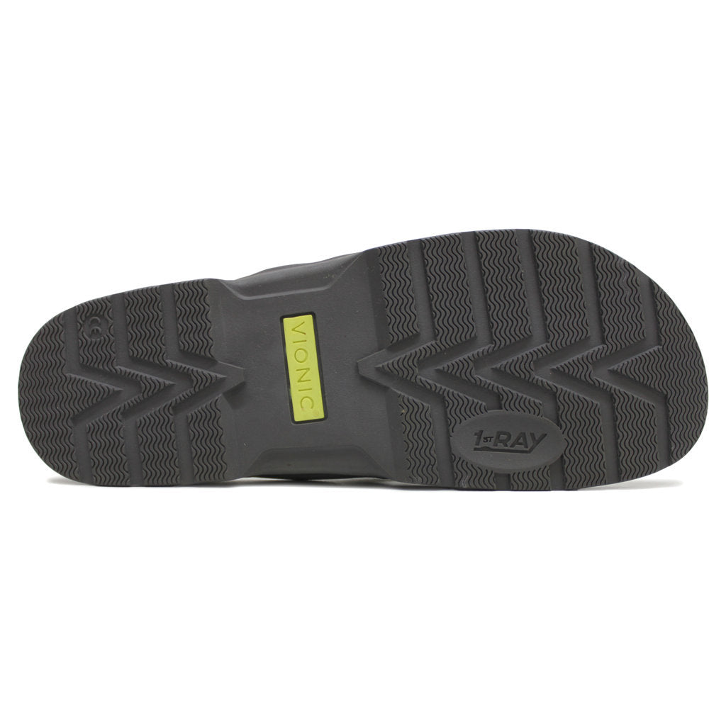 Vionic Wyatt Textile Synthetic Mens Sandals#color_charcoal