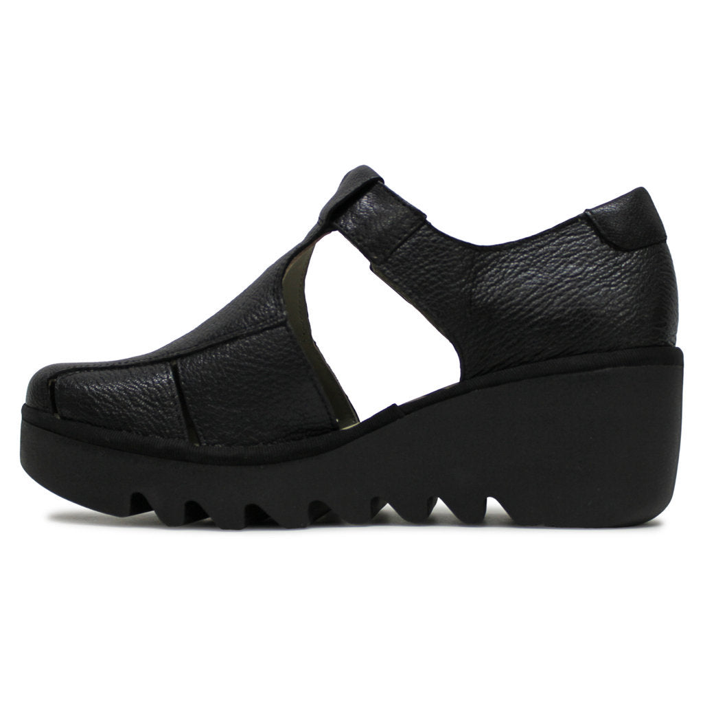 Fly London BURI481FLY Mousse Leather Womens Shoes#color_black