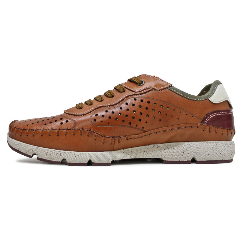 Pikolinos Fuencarral M4U-6276 Leather Mens Trainers#color_brandy