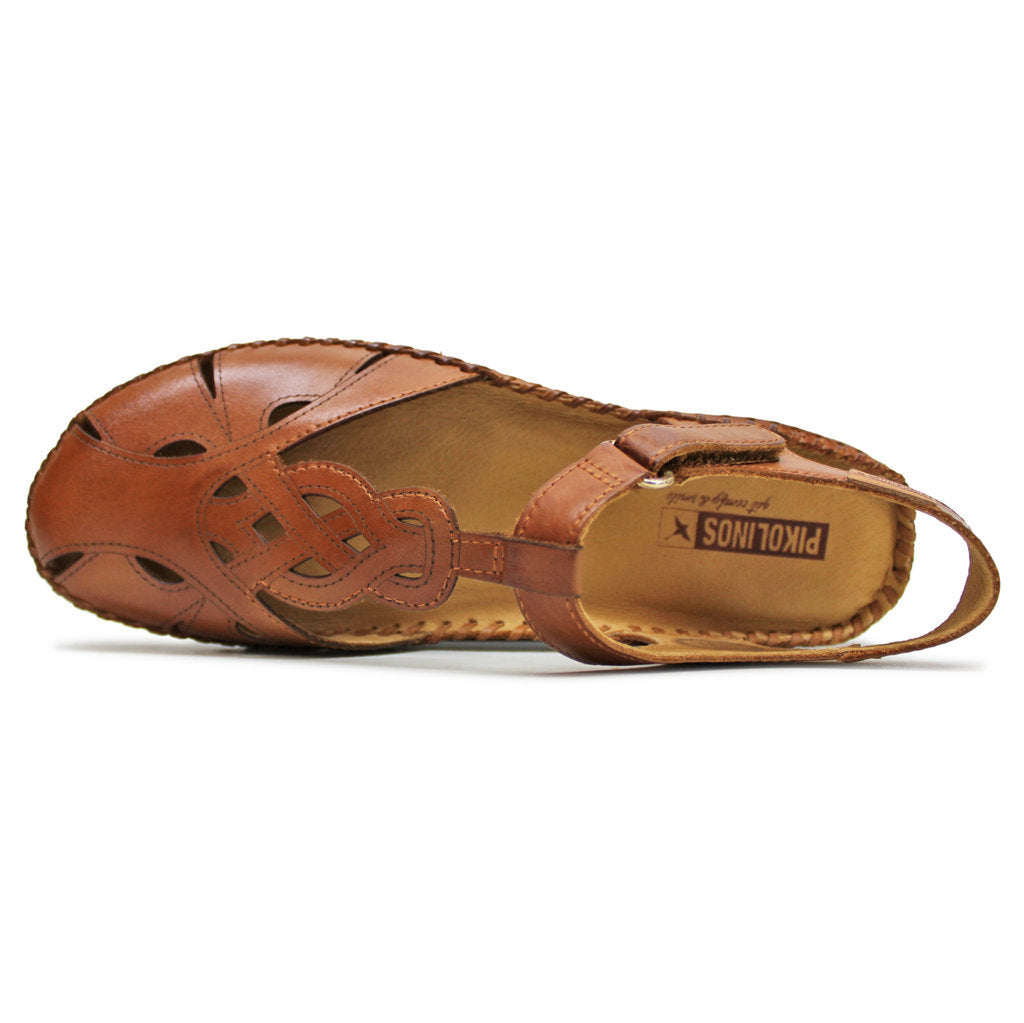 Pikolinos P. Vallarta 655-0703 Leather Womens Sandals#color_brandy