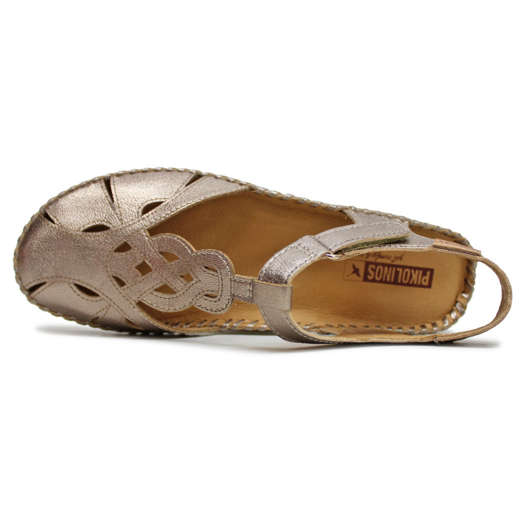 Pikolinos P. Vallarta 655-0703 Leather Womens Sandals#color_stone