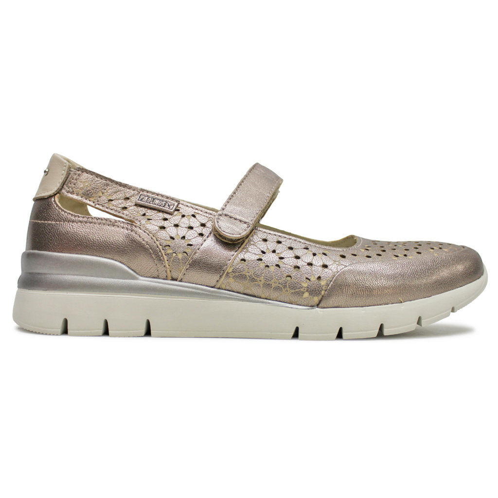 Pikolinos Cantabria W4R-6989 Leather Womens Shoes#color_stone