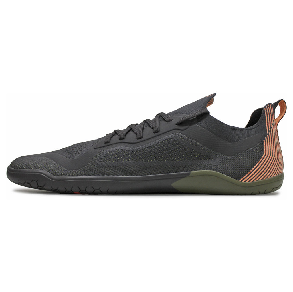 Vivobarefoot Primus Lite Knit JJF Textile Synthetic Mens Trainers#color_dark olive