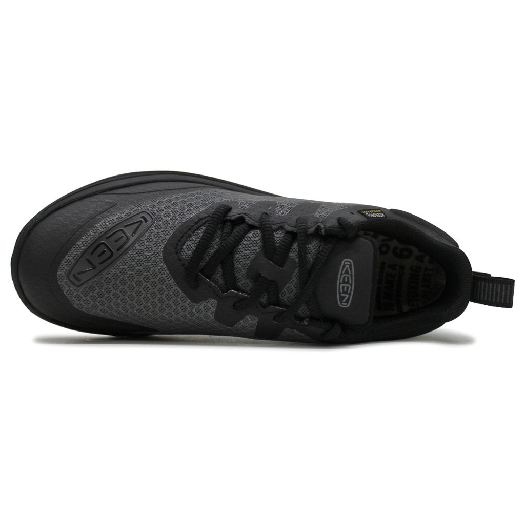 Keen WK400 WP Textile Synthetic Womens Trainers#color_triple black