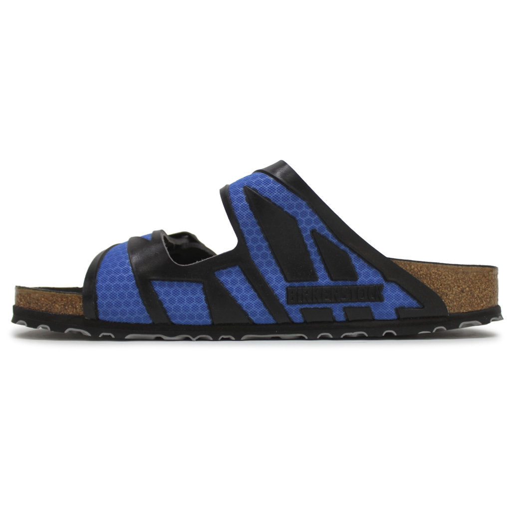 Birkenstock Arizona Rubberized Synthetic Unisex Sandals#color_rubberized blue