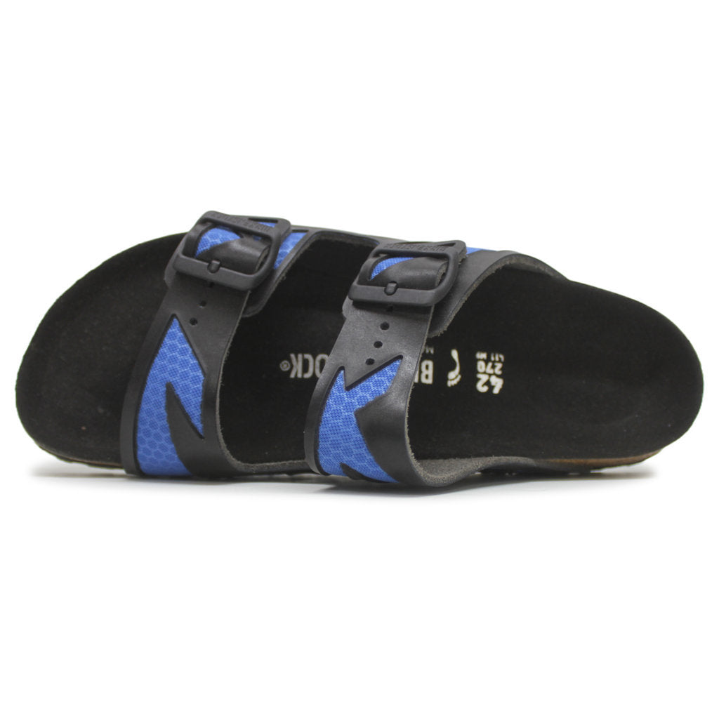 Birkenstock Arizona Rubberized Synthetic Unisex Sandals#color_rubberized blue