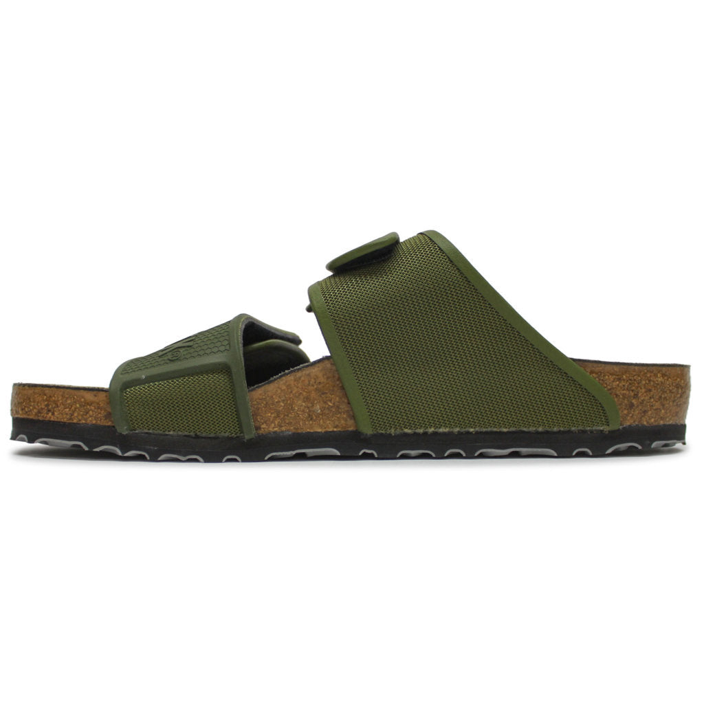 Birkenstock Rotterdam Synthetic Unisex Sandals#color_green